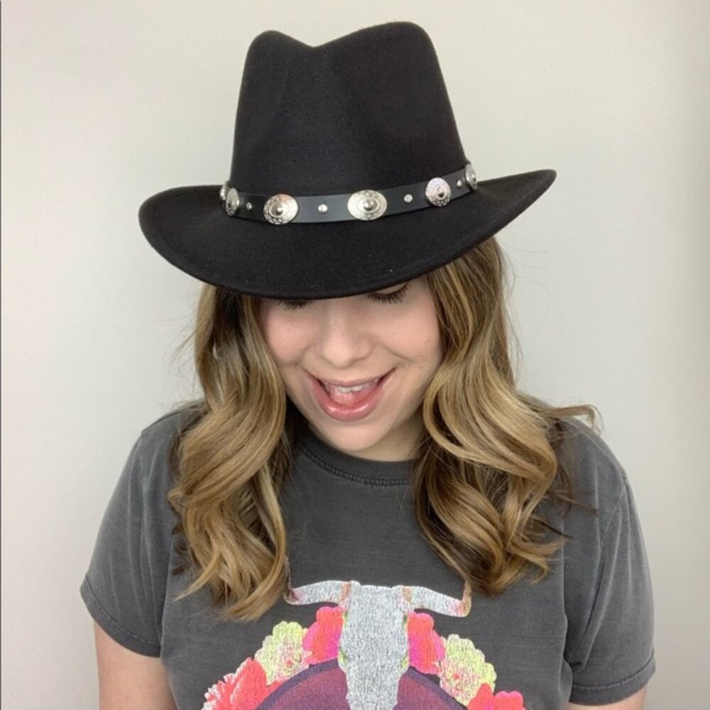 Eventide Western Boho Hat Black